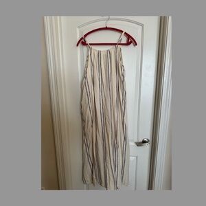 A New Day- Women's Midi Striped Dress